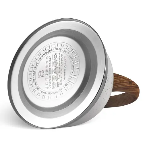 Чайник со свистком Edenberg EB-8852 с мраморным покрытием 3 л серый - фото 2