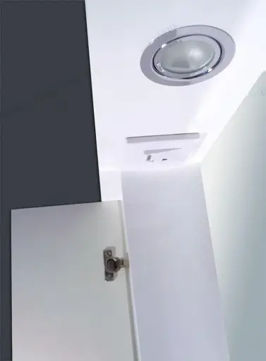 Дзеркало для ванної ПіК Альба Z-1 ліве з шафкою 60 см 30412 - фото 5