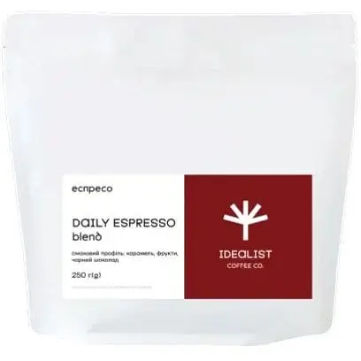 Кофе в зернах Idealist Coffee Co Daily Espresso 250 г - фото 1