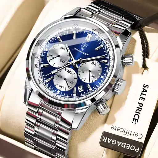 Годинник Poedagar Petros Silver