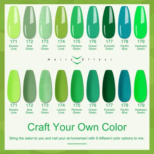 Набор гель-лака для ногтей с 9-цветным покрытием, 3 бутылками базового матового верхнего покрытия и пилкой для ногтей - фото 4