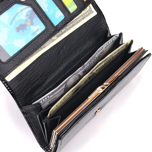 Кожаный женский кошелек ST Leather 17х10х3 см acs0024168 - фото 5