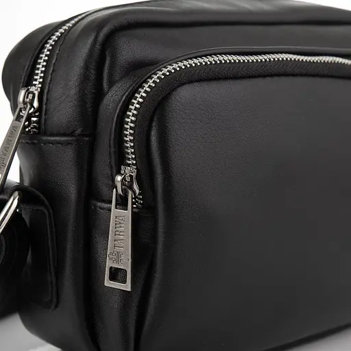 Кожаная мужская сумка-мессенджер TARWA 23х16х11 см sum0025411 - фото 4