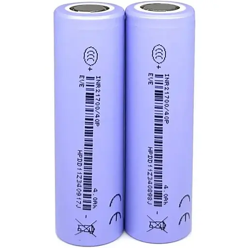 Акумулятор EVE 21700 40P 3.6V 4000mAh 50 (12.5C) - фото 1