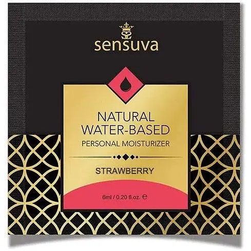 Пробник Sensuva - Natural Water-Based Strawberry (6 мл)