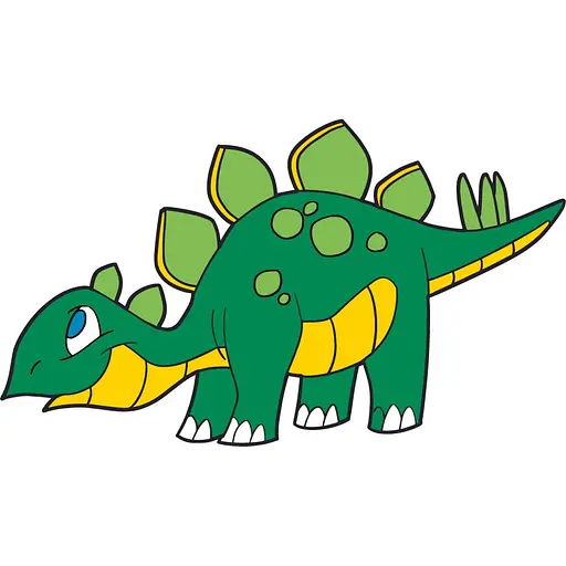 Детская раскраска ArtCraft Стегозаврик 25х30 см (15057-AC)