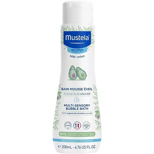 Пінистий гель для ванни Mustela Multi-Sensory Bubble Bath 200 мл