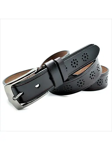 Ремінь шкіряний Le-Mon жіночий 110-115х3,3 см acs0023768 - фото 2