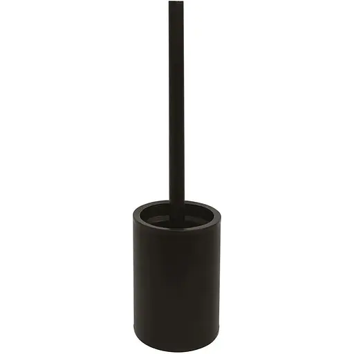 Туалетний йоржик Bemeta Dark з тримачем 104913090, Чорний матовий - фото 1