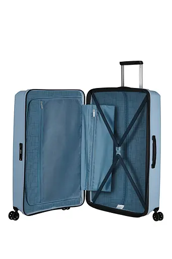Чемодан 77 См American Tourister AEROSTEP GREY 77x50x29(32) MD8*08003 - фото 9