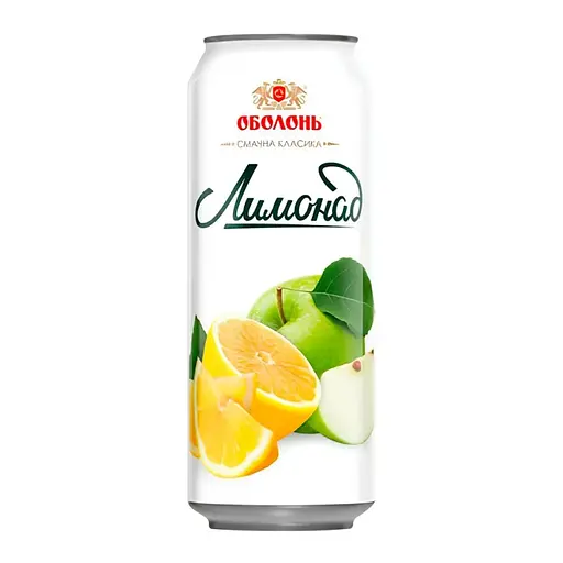 Напій безалкогольний Оболонь Лимонад 0.44 л