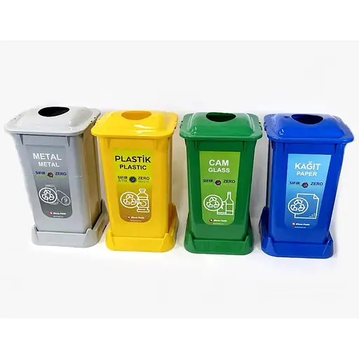 Контейнеры для сортировки мусора Afacan 70 л 1568729028 - фото 1