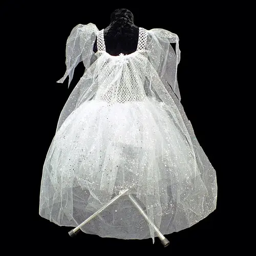 Сукня Фроузен дитяча зі шлейфом та брошкою - фото 2