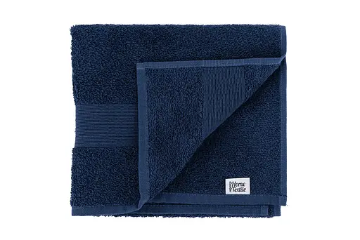 Рушник махровий Ardesto Benefit 50х90 см 100% бавовна темно-синій (ART2450DB)  - фото 2