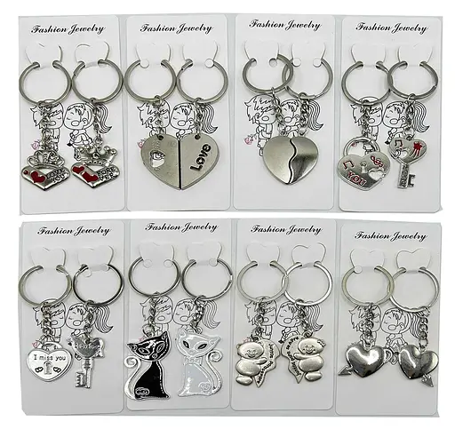 Брелок металевий Парочка (В асортименті) - фото 2