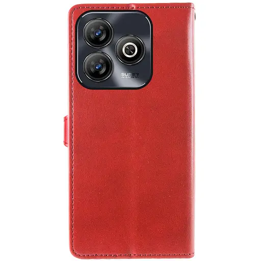 Кожаный чехол-книга GETMAN Gallant (U) для ZTE Blade A75 4G Красный - фото 5