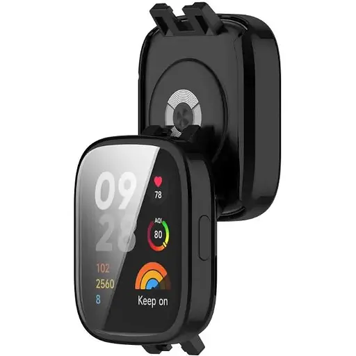 Чохол-накладка DK Silicone Face Case для Xiaomi Redmi Watch 3 (black) - фото 2