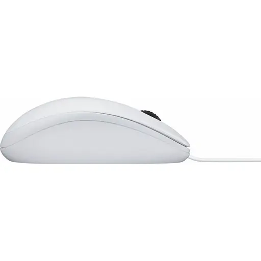 Маніпулятор миша дротова LOGITECH Corded Mouse B100 - Business EMEA - WHITE - фото 2