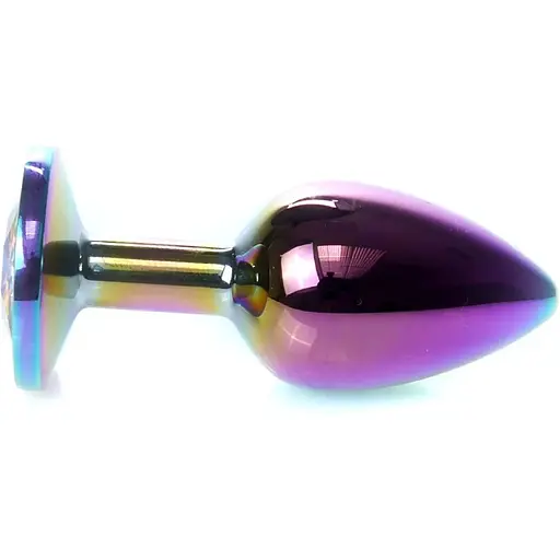 Анальна пробка Boss Of Toys Boss Series - Jewellery MulticOlour Plug Clear S, BS6400116, Радуга - фото 5