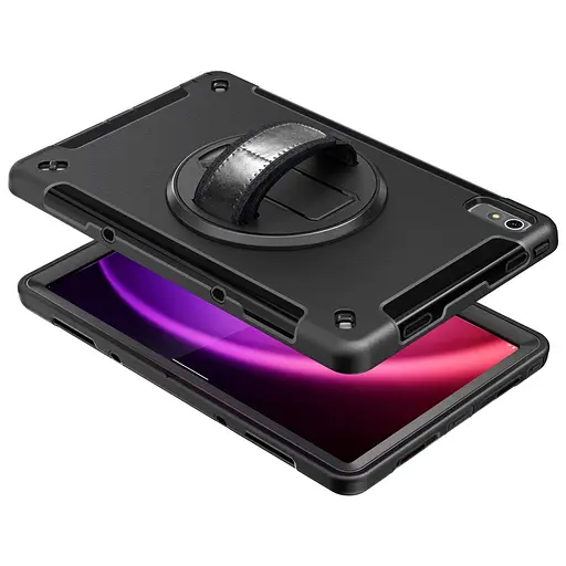 Чехол Rugged 3 Layers бронированный противоударный с защитой Lenovo Tab P11 2nd gen 11.5 TB350 Черный - фото 5