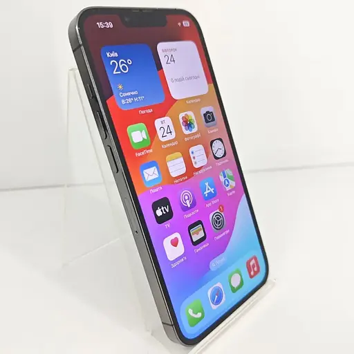 Смартфон Apple iPhone 13 Pro 256Gb Graphite A2638 (MLVV3ZD/A) (H42GQG916H) Б/В - фото 2