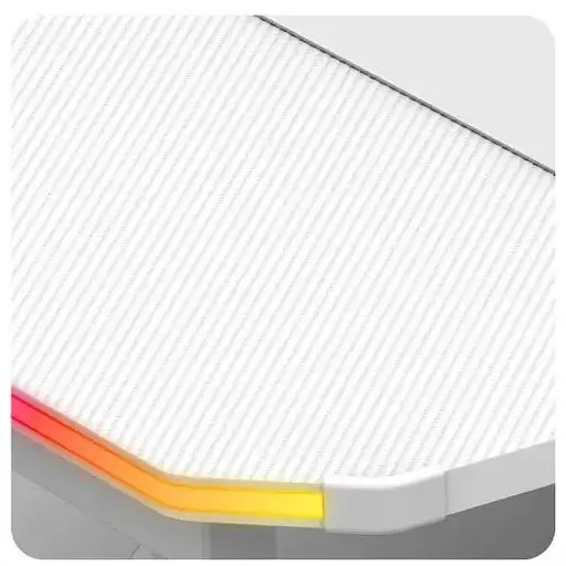 Комп'ютерний стіл Huzaro Hero 4.8 RGB White - фото 9