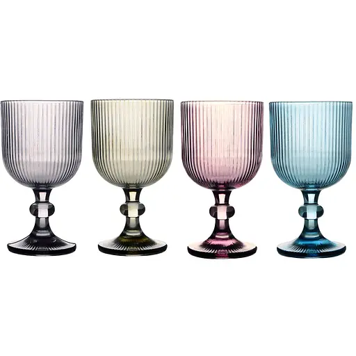 Набір келихів ECOmo Party 360 мл x 4 шт. (DOM-0365-LIN-F-K-S) - фото 1