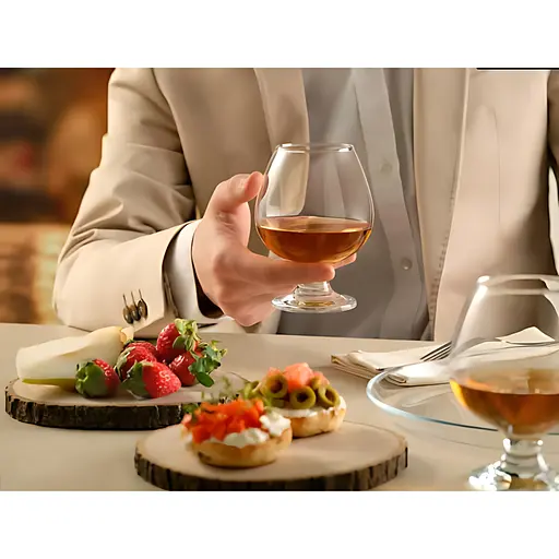 Набір келихів для коньяку Pasabahce Bistro 395 мл 6 шт. (44188) - фото 5