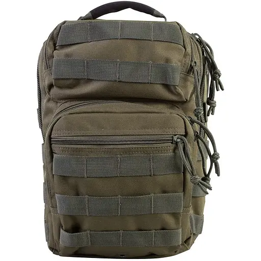 Рюкзак тактический однолямочный Kombat UK Mini Molle Recon Shoulder Bag 10л Оливковый (1000-kb-mmrsb-olgr)