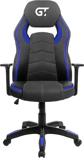 Геймерское кресло GT Racer черное с синим (X-2589 Black/Blue) - фото 4