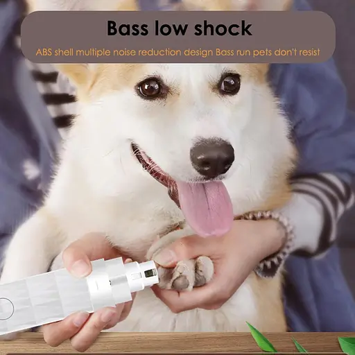 Подрібнювач нігтів для собак зі світлодіодною підсвіткою Електрична перезаряджувана шліфувальна машина для нігтів - фото 5