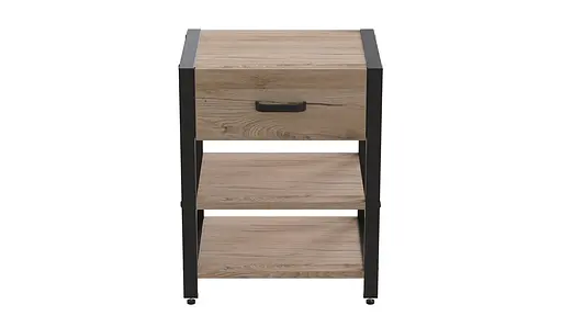 Тумба универсальная Вивьен 1/2 50x41x40 черный ДСП Дуб Сан-Марино 16мм FRD-104122 - фото 4