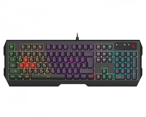 Клавиатура Bloody B140N, Black, USB, игровая, неоновая подсветка