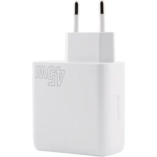 Мережевий зарядний пристрій Proove Silicone Power 45W USB-C/USB-A White (WCSP45110002) [130271] - фото 3