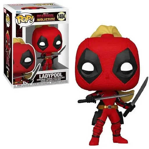 Коллекционная фигурка Funko Pop Марвел: Дэдпул и Росомаха Ледипул Marvel: Deadpool & Wolverine Ladypool 10 см