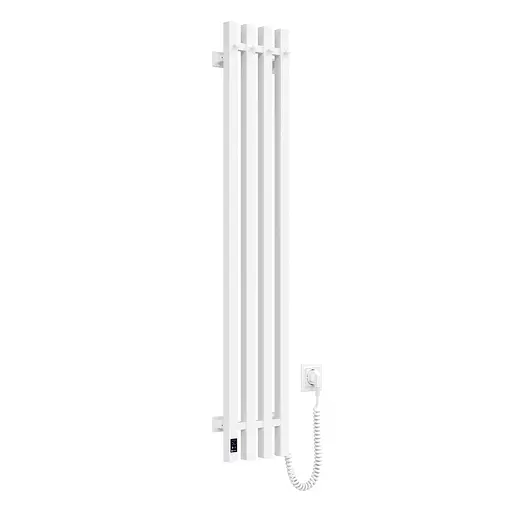 Електрична рушникосушка Navin Levante 210x1200 Sensor права, білий оксамит 12-212033-4860, Білий матовий, Праве, Електронний - фото 1