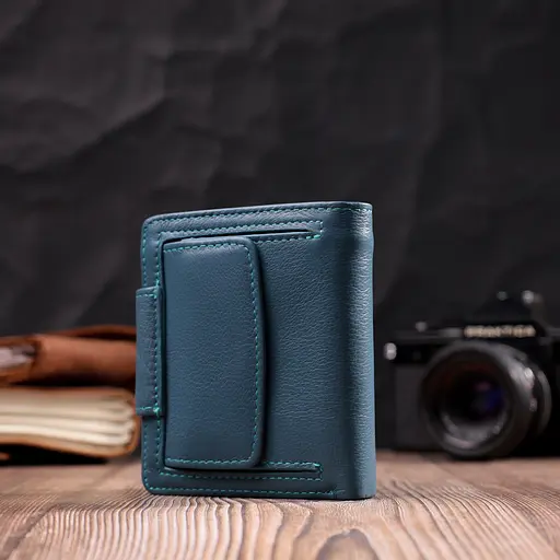 Кожаный женский кошелек ST Leather 10х11.3х1.5 см acs0028369 - фото 8