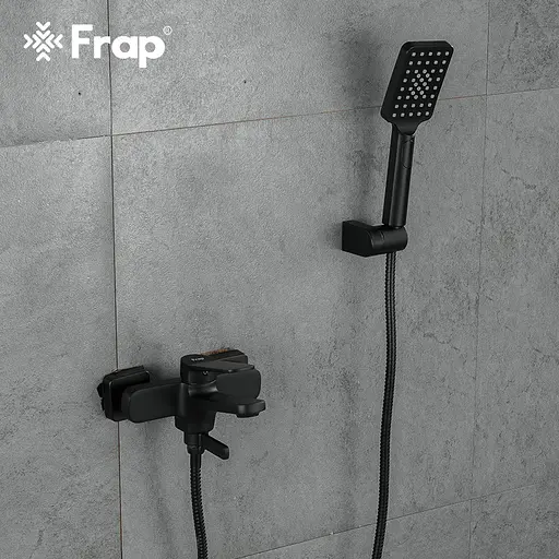 Змішувач для ванни Frap F3262 чорний матовий - фото 2