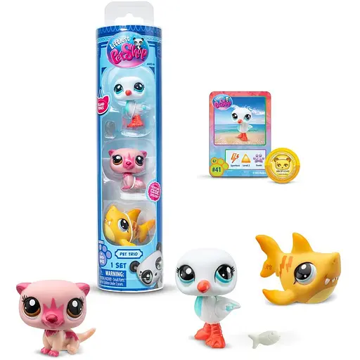 Игровой набор Littlest Pet Shop Настроение острова 00556 аксессуары и 3 фигурки - фото 3