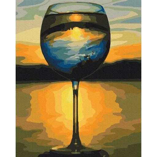 Картина по номерам Небесный напиток Brushme 40x50 см разноцветная 000277250