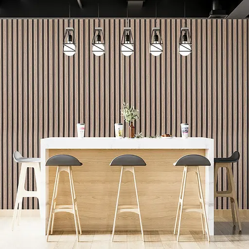 Рейка декоративная Wall Sticker PS 2900х120х12 мм Серо-коричневый SW-00001744 - фото 7