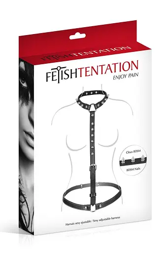 Портупея на тело Fetish Tentation Sexy Adjustable Harness - фото 3