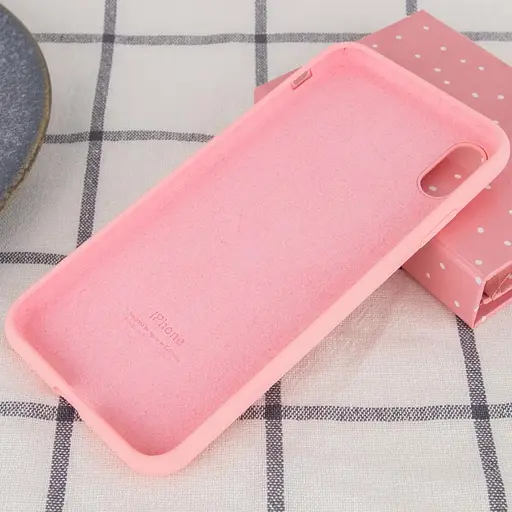 Чохол Epik Silicone Case Full Protective AA для Apple iPhone XS Max 6.5 Рожевий/Pink - фото 3