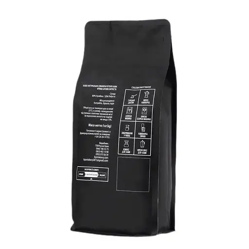 Кава в зернах Кузня Кави-Крема Арома Бариста 1 кг - фото 2