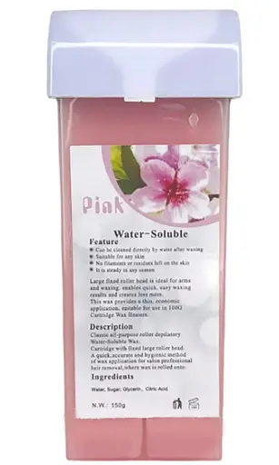 Воск для депиляции в кассете 150 г Pink Розовый - фото 1