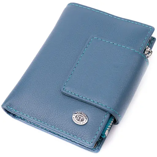 Кожаный женский кошелек ST Leather 9х12х1.5 см acs0028362 - фото 1