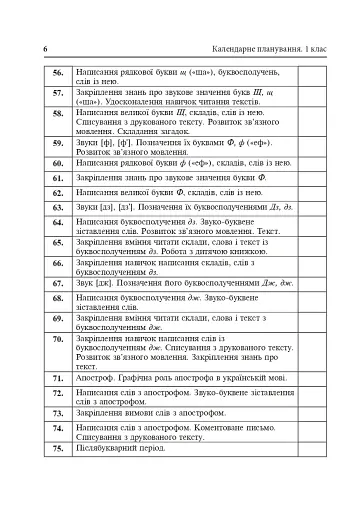 Календарне планування. 1 клас. ІІ семестр - фото 7