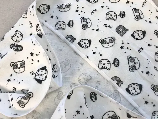 Байковое полотенце Moontime "Мишки" - фото 2