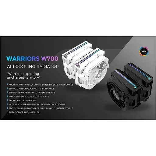 Кулер для процессора alseye W700-W (AS.01.08.0016) - фото 12