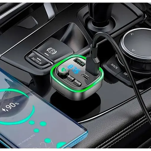 Автомобільний ФМ-блютуз-модулятор для автомагнітоли в машину Borofone QZ-TAIB ZBT-A23 Usb трансмітер Fm для автомобіля - фото 6